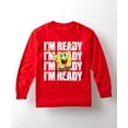 thumbnail image 1 of SpongeBob SquarePants - I'm Ready - Toddler And Youth Long Sleeve T-Shirt, 1 of 5