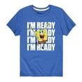 thumbnail image 1 of SpongeBob SquarePants - I'm Ready - Toddler And Youth Short Sleeve Graphic T-Shirt, 1 of 5