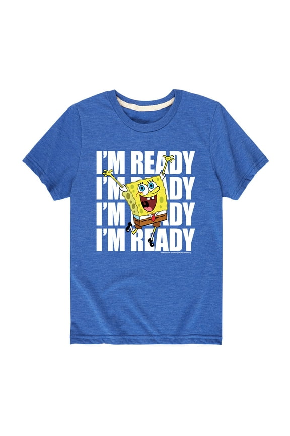 - I'm Ready - Toddler And Youth Short Sleeve Graphic T-Shirt