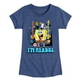 thumbnail image 1 of SpongeBob SquarePants - I'm Ready - Toddler & Youth Girls Short Sleeve Graphic T-Shirt, 1 of 6