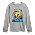 thumbnail image 1 of SpongeBob SquarePants - I'm Ready - Toddler & Youth Long Sleeve Graphic T-Shirt, 1 of 6