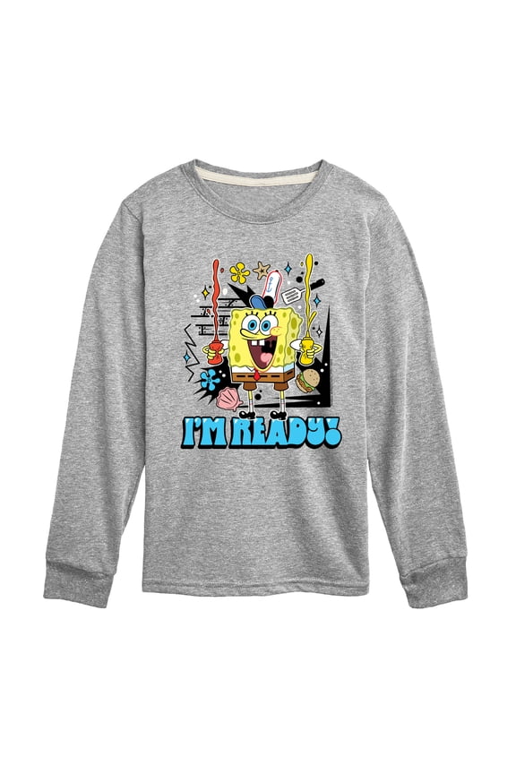 - I'm Ready - Toddler & Youth Long Sleeve Graphic T-Shirt