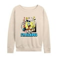 thumbnail image 1 of SpongeBob SquarePants - I'm Ready - Women's Lightweight French Terry Long Sleeve Shirt, 1 of 6