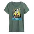 thumbnail image 1 of SpongeBob SquarePants - I'm Ready - Women's Short Sleeve Graphic T-Shirt, 1 of 6