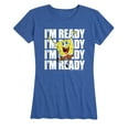 thumbnail image 1 of SpongeBob SquarePants - I'm Ready - Women's Short Sleeve Graphic T-Shirt, 1 of 5