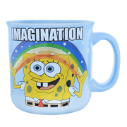SpongeBob SquarePants Imagination Silver Buffalo Meme Mug, 20oz