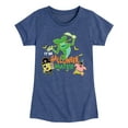 thumbnail image 1 of SpongeBob SquarePants - It Be Halloween Matey - Girls Fitted Short Sleeve Tee, 1 of 6