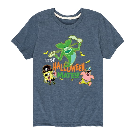 SpongeBob SquarePants - It Be Halloween Matey - Toddler & Youth Short Sleeve Graphic T-Shirt