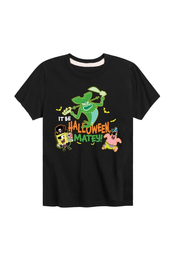 - It Be Halloween Matey - Toddler & Youth Short Sleeve Graphic T-Shirt