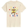 thumbnail image 1 of SpongeBob SquarePants - It's Lit American Spongebob - Men's Short Sleeve Graphic T-Shirt, 1 of 5