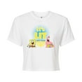 thumbnail image 1 of SpongeBob SquarePants - It's Lit Hanukkah - Juniors Cropped Cotton Blend T-Shirt, 1 of 6