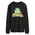 thumbnail image 1 of SpongeBob SquarePants - It's Lit Hanukkah - Men's Long Sleeve T-Shirt, 1 of 6