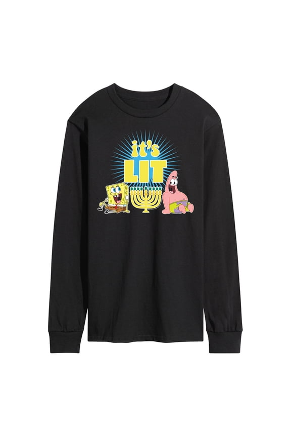 - It's Lit Hanukkah - Men's Long Sleeve T-Shirt