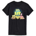 thumbnail image 1 of SpongeBob SquarePants - It's Lit Hanukkah Spongebob and Patrick - Men's Short Sleeve Graphic T-Shirt, 1 of 6
