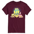 thumbnail image 1 of SpongeBob SquarePants - It's Lit Hanukkah Spongebob and Patrick - Men's Short Sleeve Graphic T-Shirt, 1 of 6