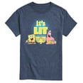 thumbnail image 1 of SpongeBob SquarePants - It's Lit Hanukkah Spongebob and Patrick - Men's Short Sleeve Graphic T-Shirt, 1 of 6