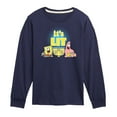thumbnail image 1 of SpongeBob SquarePants - It's Lit Hanukkah - Toddler And Youth Long Sleeve Graphic T-Shirt, 1 of 6
