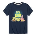 thumbnail image 1 of SpongeBob SquarePants - It's Lit Hanukkah - Toddler And Youth Short Sleeve Graphic T-Shirt, 1 of 6