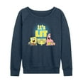 thumbnail image 1 of SpongeBob SquarePants - It's Lit Hanukkah - Women's Lightweight French Terry Long Sleeve Shirt, 1 of 6