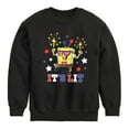thumbnail image 1 of SpongeBob SquarePants - It's Lit - Toddler And Youth Crewneck Fleece Sweatshirt, 1 of 6