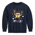 thumbnail image 1 of SpongeBob SquarePants - It's Lit - Toddler And Youth Crewneck Fleece Sweatshirt, 1 of 6