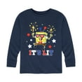 thumbnail image 1 of SpongeBob SquarePants - It's Lit - Toddler And Youth Long Sleeve Graphic T-Shirt, 1 of 6