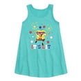 thumbnail image 1 of SpongeBob SquarePants - It's Lit - Toddler and Youth Girls A-line Dress, 1 of 5