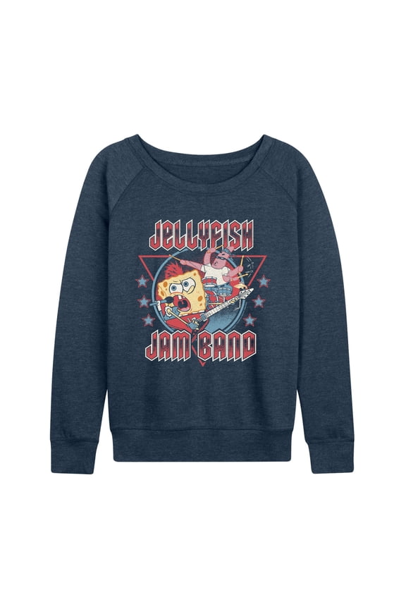 - Jellyfish Jam Band - Women's French Terry Long Sleeve Pullover