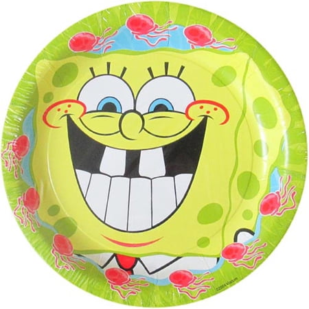 SpongeBob SquarePants 'Jellyfishing' Small Paper Plates (8ct)