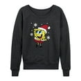 thumbnail image 1 of SpongeBob SquarePants - Jolly Sponge - Women's Lightweight French Terry Long Sleeve Shirt, 1 of 5