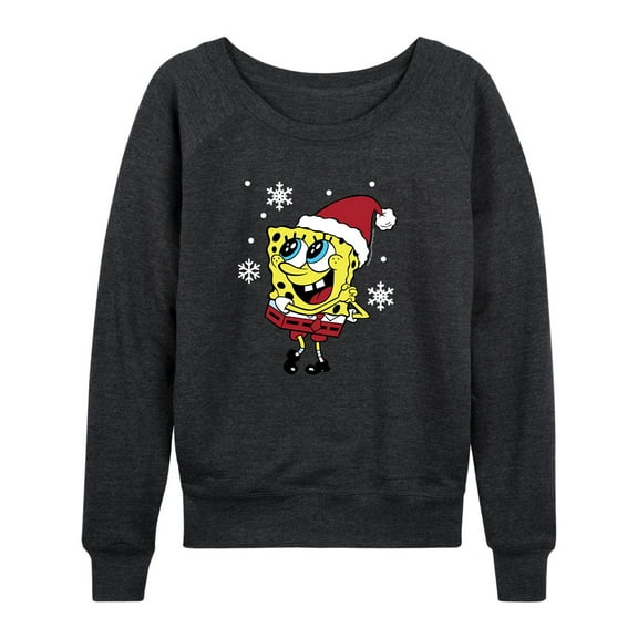 SpongeBob SquarePants - Jolly Sponge - Women's Lightweight French Terry Long Sleeve Shirt