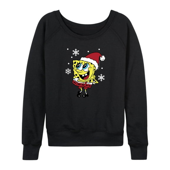 SpongeBob SquarePants - Jolly Sponge - Women's Lightweight French Terry Long Sleeve Shirt