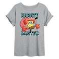 thumbnail image 1 of SpongeBob SquarePants - Karate Master - Juniors Ideal Flowy Muscle T-Shirt, 1 of 6