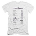 thumbnail image 1 of SpongeBob SquarePants Krusty Krab Menu Unisex Adult Canvas Brand T Shirt, White, Small, 1 of 4