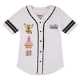 thumbnail image 1 of SpongeBob SquarePants Women's Baseball Shirt,  Graphic Print SpongeBob Baseball Jersey White - XL, 1 of 7