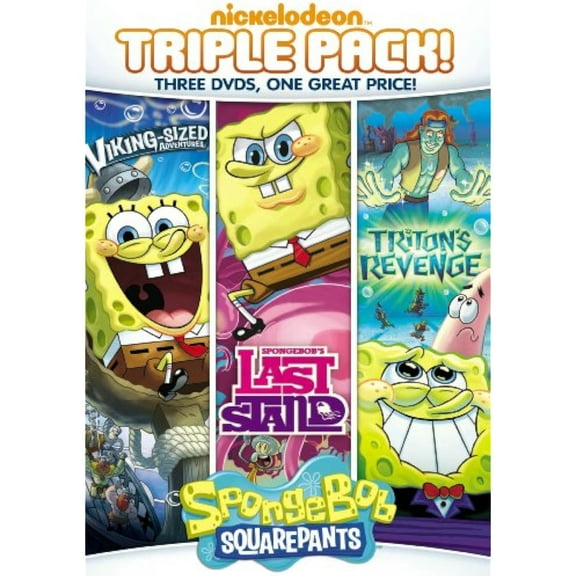 SpongeBob SquarePants: Last Stand / Triton's Revenge / Viking SizedAdventures (DVD), Nickelodeon, Kids & Family