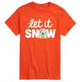 thumbnail image 1 of SpongeBob SquarePants - Let It Snow Christmas - Men's Short Sleeve Graphic T-Shirt, 1 of 6