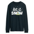thumbnail image 1 of SpongeBob SquarePants - Let It Snow - Men's Long Sleeve T-Shirt, 1 of 6