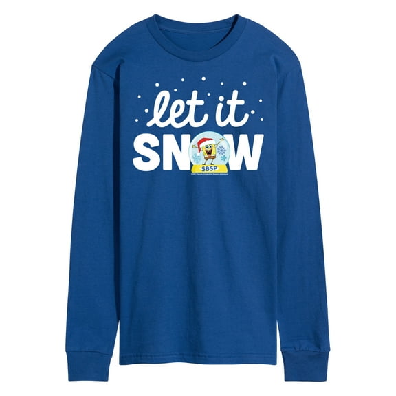 SpongeBob SquarePants - Let It Snow - Men's Long Sleeve T-Shirt