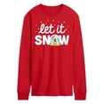 thumbnail image 1 of SpongeBob SquarePants - Let It Snow - Men's Long Sleeve T-Shirt, 1 of 5