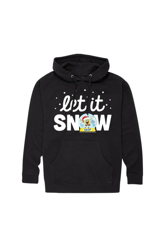- Let It Snow - Men's Pullover Hooded Fleece Sweatshirt
