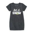thumbnail image 1 of SpongeBob SquarePants - Let It Snow - Toddler And Youth Girls Fleece Dress, 1 of 5