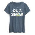 thumbnail image 1 of SpongeBob SquarePants - Let It Snow - Women's Lightweight French Terry Pullover, 1 of 6