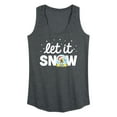 thumbnail image 1 of SpongeBob SquarePants - Let It Snow - Women's Racerback Tank Top, 1 of 6