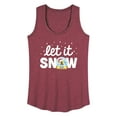 thumbnail image 1 of SpongeBob SquarePants - Let It Snow - Women's Racerback Tank Top, 1 of 6