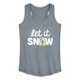 thumbnail image 1 of SpongeBob SquarePants - Let It Snow - Women's Racerback Tank Top, 1 of 6