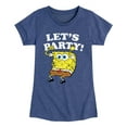 thumbnail image 1 of SpongeBob SquarePants - Let's Party - Toddler And Youth Girls Short Sleeve T-Shirt, 1 of 5