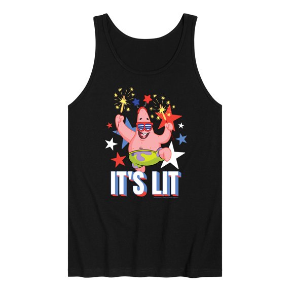 SpongeBob SquarePants - Lit Fireworks Patrick - Men's Jersey Tank Top