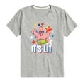 thumbnail image 1 of SpongeBob SquarePants - Lit Fireworks Patrick - Toddler & Youth Short Sleeve Graphic T-Shirt, 1 of 6