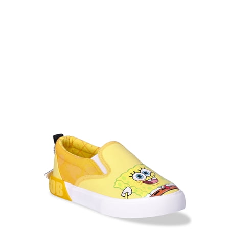 SpongeBob SquarePants Little & Big Boys Slip On Sneakers
